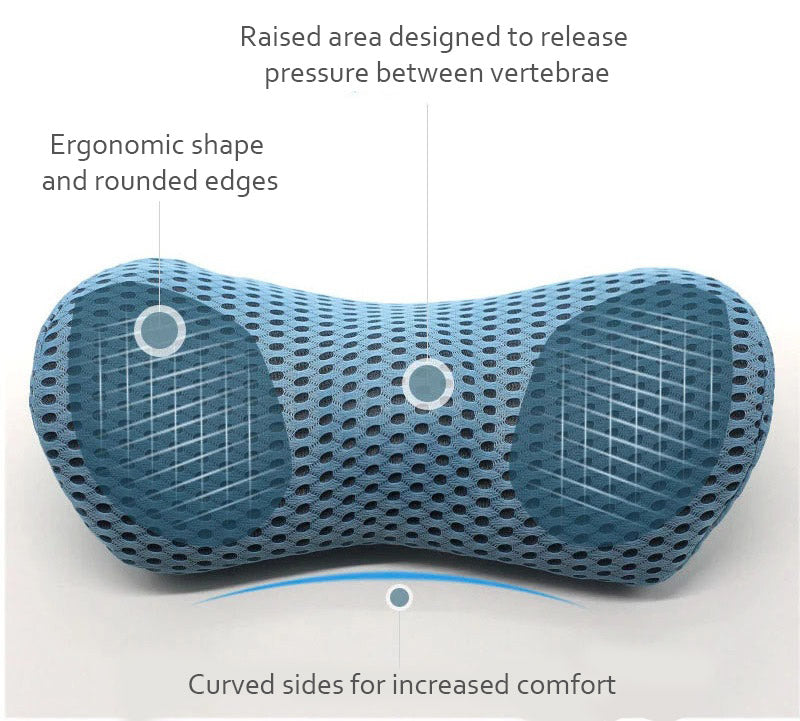 Almohada de soporte lumbar.